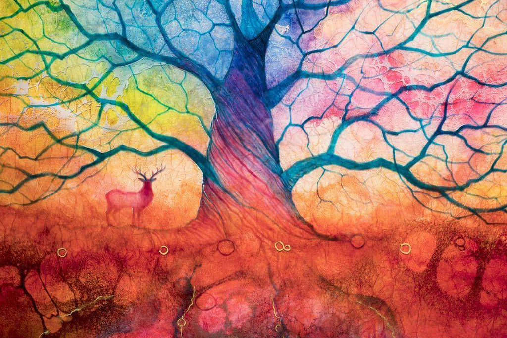 Laya - Original - SOLD by artist Kerry Darlington - Wyecliffe Galleries