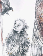 Learning to Fly - Rare Remarque Edition - SOLD by artist Kerry Darlington - Wyecliffe Galleries