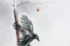 Learning to Fly - Rare Remarque Edition - SOLD by artist Kerry Darlington - Wyecliffe Galleries