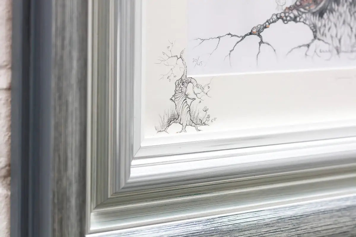 Learning to Fly - Rare Remarque Edition - SOLD by artist Kerry Darlington - Wyecliffe Galleries