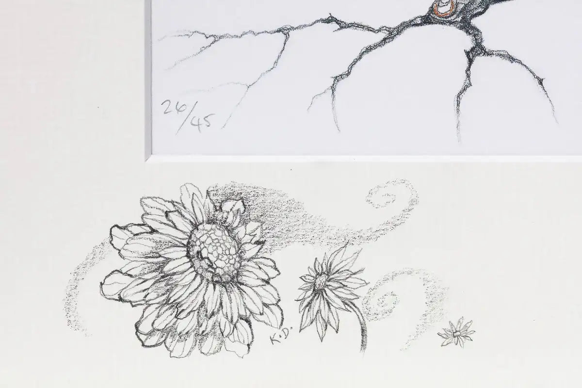 Learning to Fly - Rare Remarque Edition - SOLD by artist Kerry Darlington - Wyecliffe Galleries