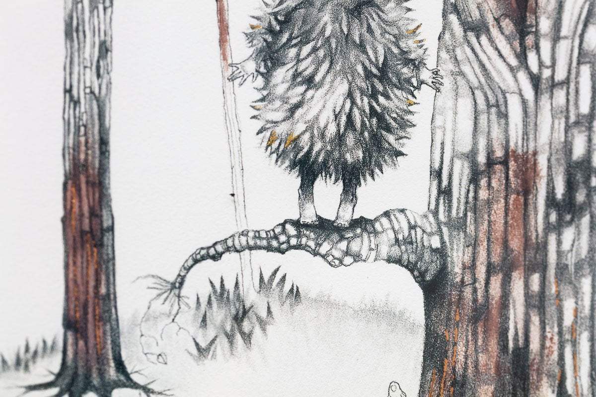 Learning to Fly - Rare Remarque Edition - SOLD by artist Kerry Darlington - Wyecliffe Galleries