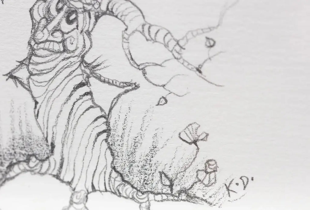 Learning to Fly - Rare Remarque Edition - SOLD by artist Kerry Darlington - Wyecliffe Galleries