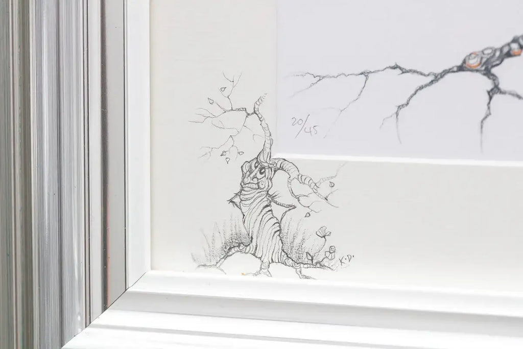 Learning to Fly - Rare Remarque Edition - SOLD by artist Kerry Darlington - Wyecliffe Galleries