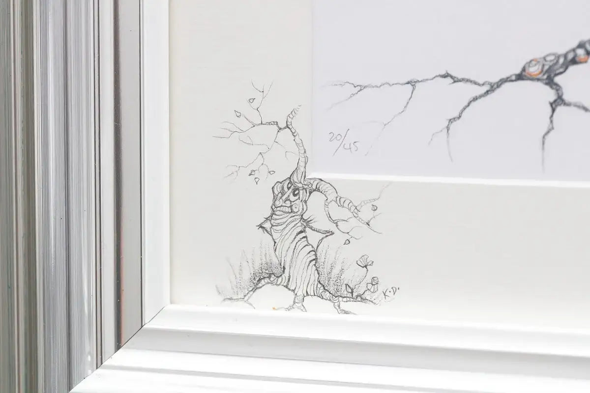 Learning to Fly - Rare Remarque Edition - SOLD by artist Kerry Darlington - Wyecliffe Galleries
