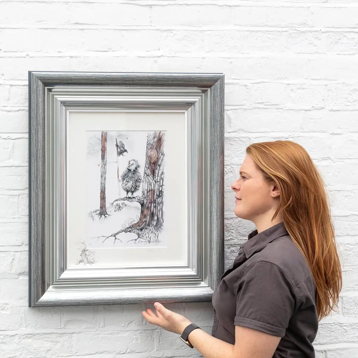 Learning to Fly - Rare Remarque Edition - SOLD by artist Kerry Darlington - Wyecliffe Galleries