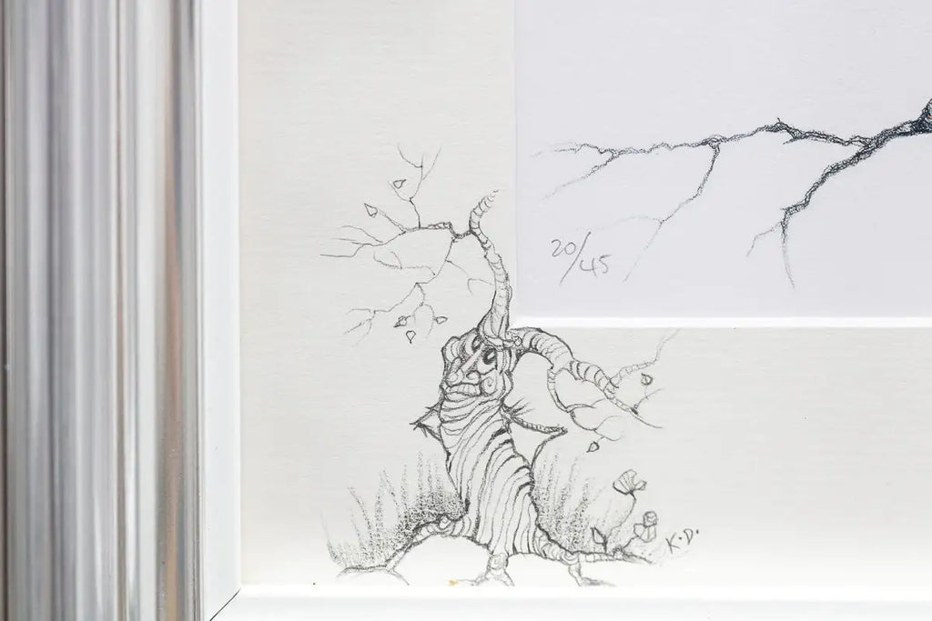 Learning to Fly - Rare Remarque Edition - SOLD by artist Kerry Darlington - Wyecliffe Galleries