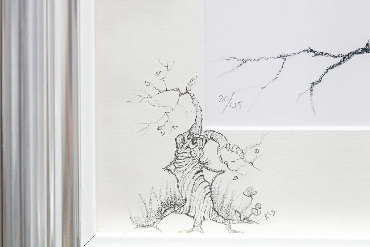 Learning to Fly - Rare Remarque Edition - SOLD by artist Kerry Darlington - Wyecliffe Galleries
