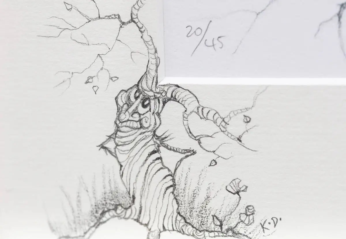 Learning to Fly - Rare Remarque Edition - SOLD by artist Kerry Darlington - Wyecliffe Galleries