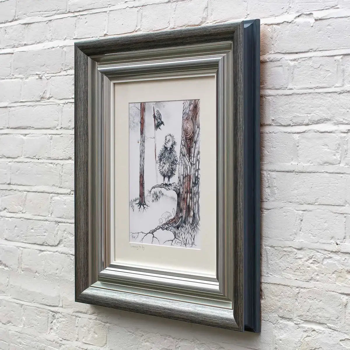 Learning to Fly (Sketch) - Standard Edition by artist Kerry Darlington - Wyecliffe Galleries