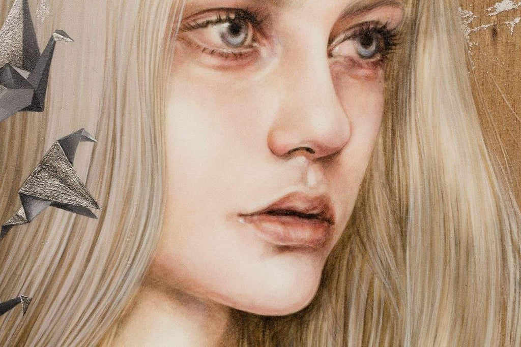 Life as Origami - Original - SOLD by artist Kerry Darlington - Wyecliffe Galleries