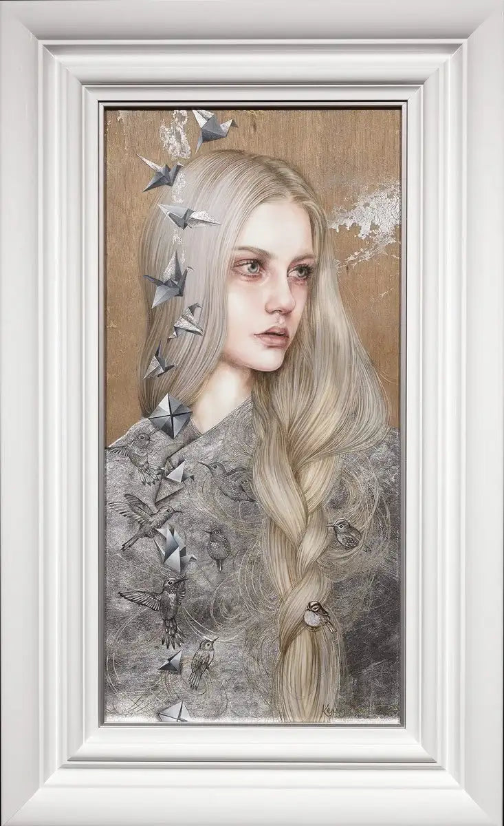 Life as Origami - Original - SOLD by artist Kerry Darlington - Wyecliffe Galleries