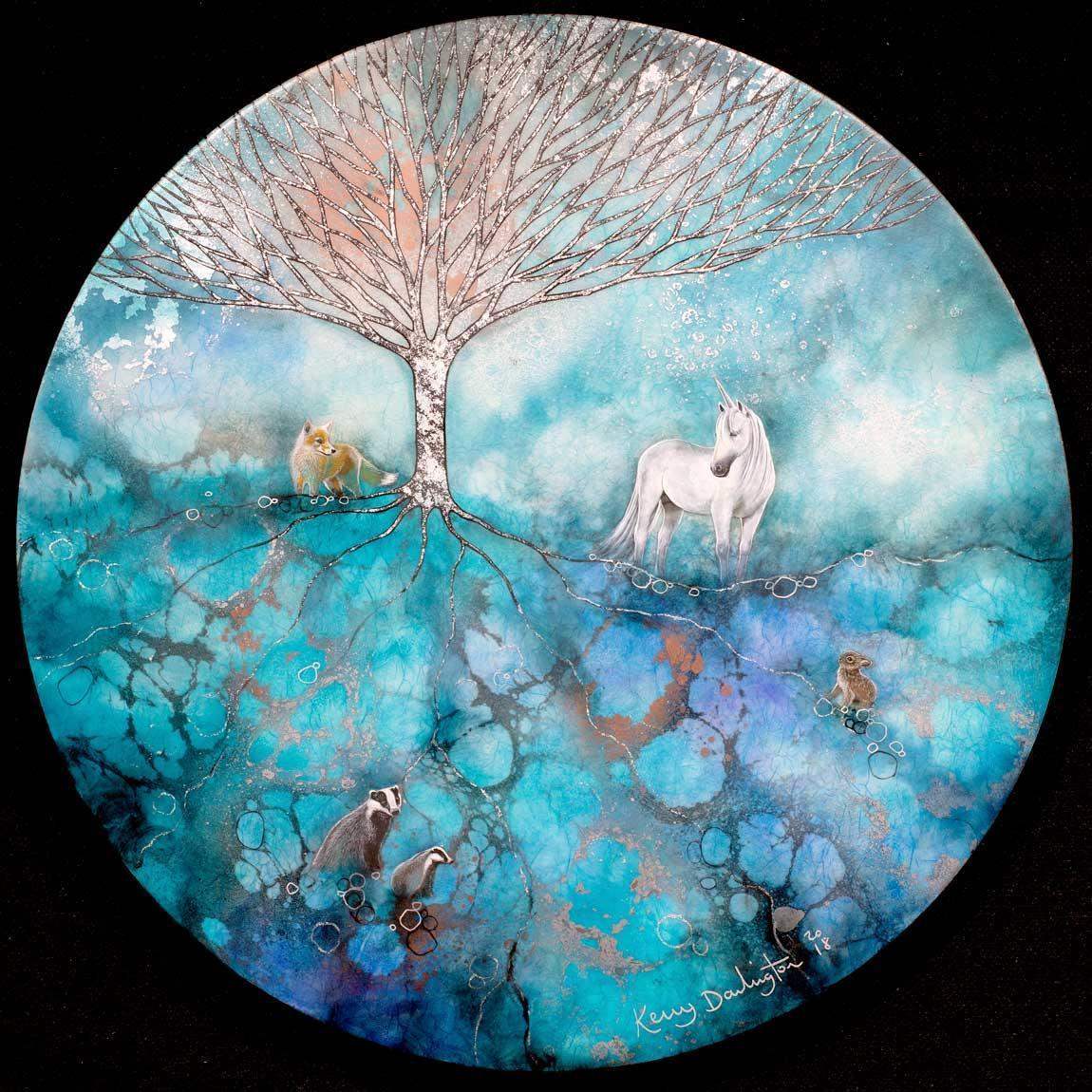 The Light Of The Brightest Star - Original - SOLD by artist Kerry Darlington - Wyecliffe Galleries