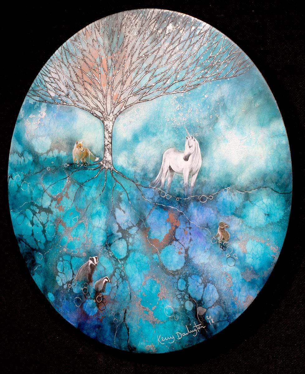 The Light Of The Brightest Star - Original - SOLD by artist Kerry Darlington - Wyecliffe Galleries