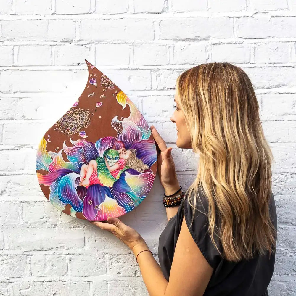 Little Dewdrop - Original - SOLD by artist Kerry Darlington - Wyecliffe Galleries