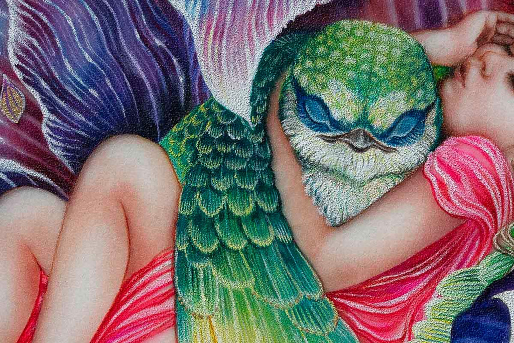 Little Dewdrop - Original - SOLD by artist Kerry Darlington - Wyecliffe Galleries