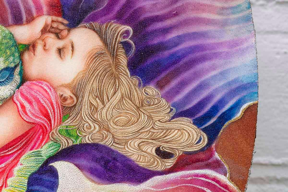 Little Dewdrop - Original - SOLD by artist Kerry Darlington - Wyecliffe Galleries