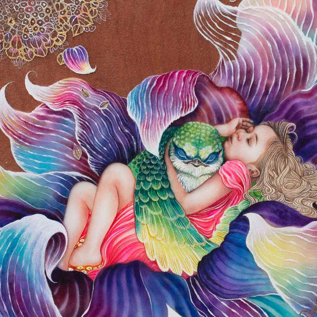 Little Dewdrop - Original - SOLD by artist Kerry Darlington - Wyecliffe Galleries