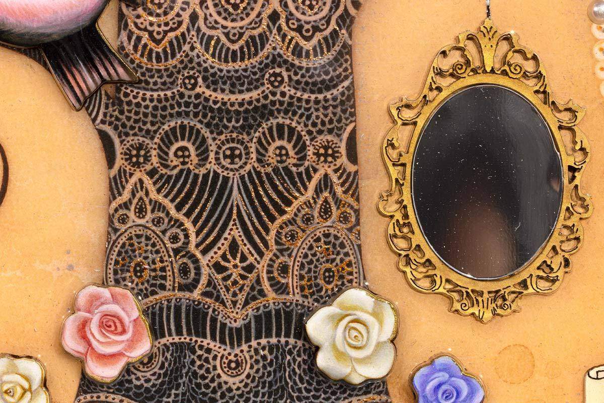 Little Lace Tree - Unique Edition by artist Kerry Darlington - Wyecliffe Galleries