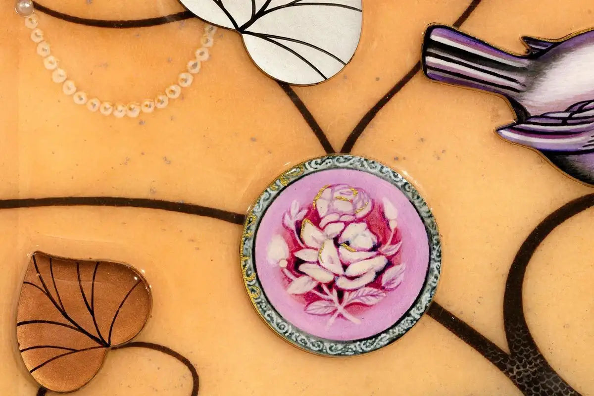 Little Lace Tree - Unique Edition by artist Kerry Darlington - Wyecliffe Galleries