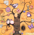 Little Lace Tree - Unique Edition by artist Kerry Darlington - Wyecliffe Galleries