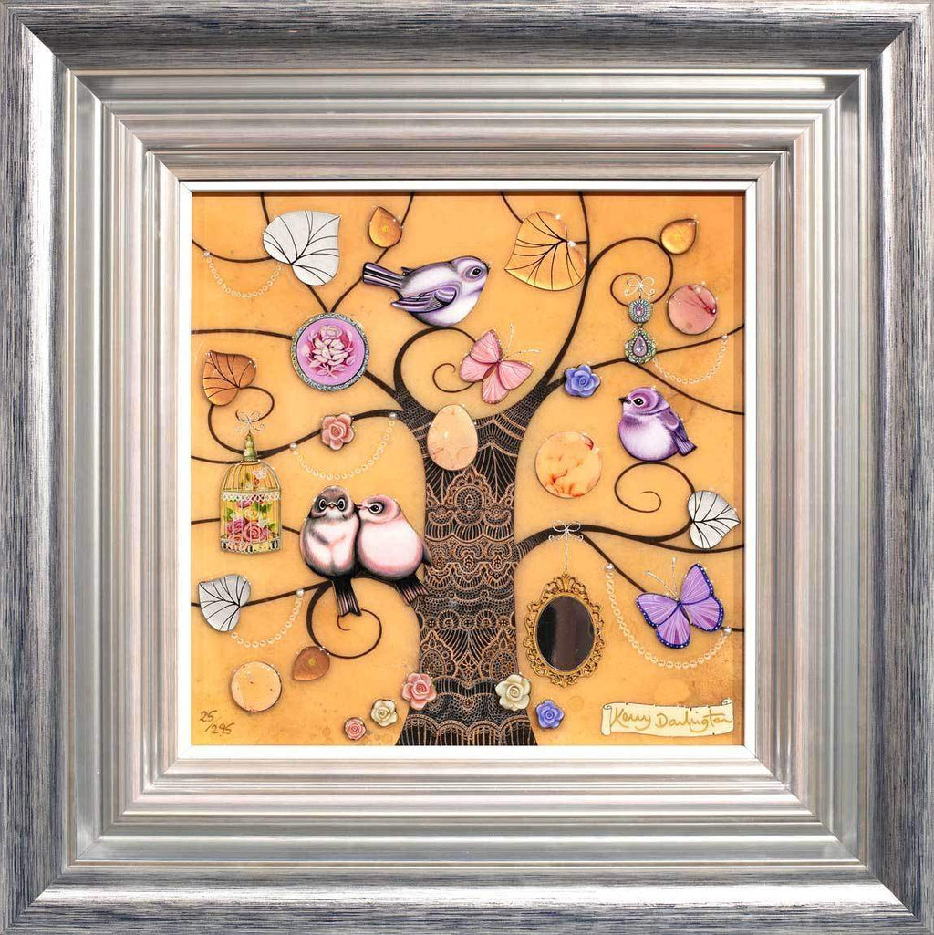 Little Lace Tree - Unique Edition by artist Kerry Darlington - Wyecliffe Galleries