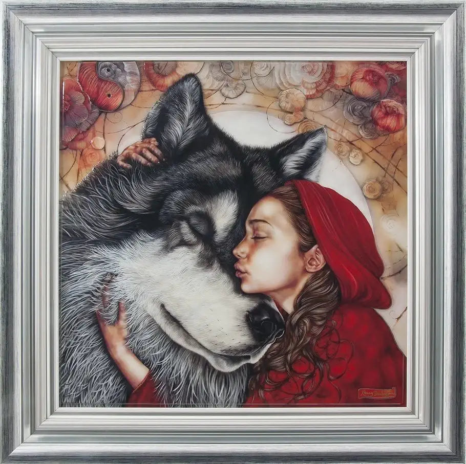Little Red Riding Hood - Original SOLD by artist Kerry Darlington - Wyecliffe Galleries