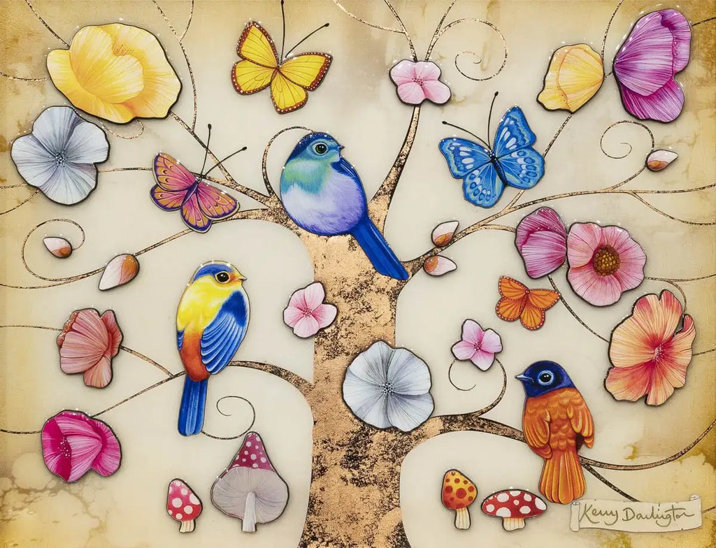 Little Tree of Enchantment - Edition by artist Kerry Darlington - Wyecliffe Galleries