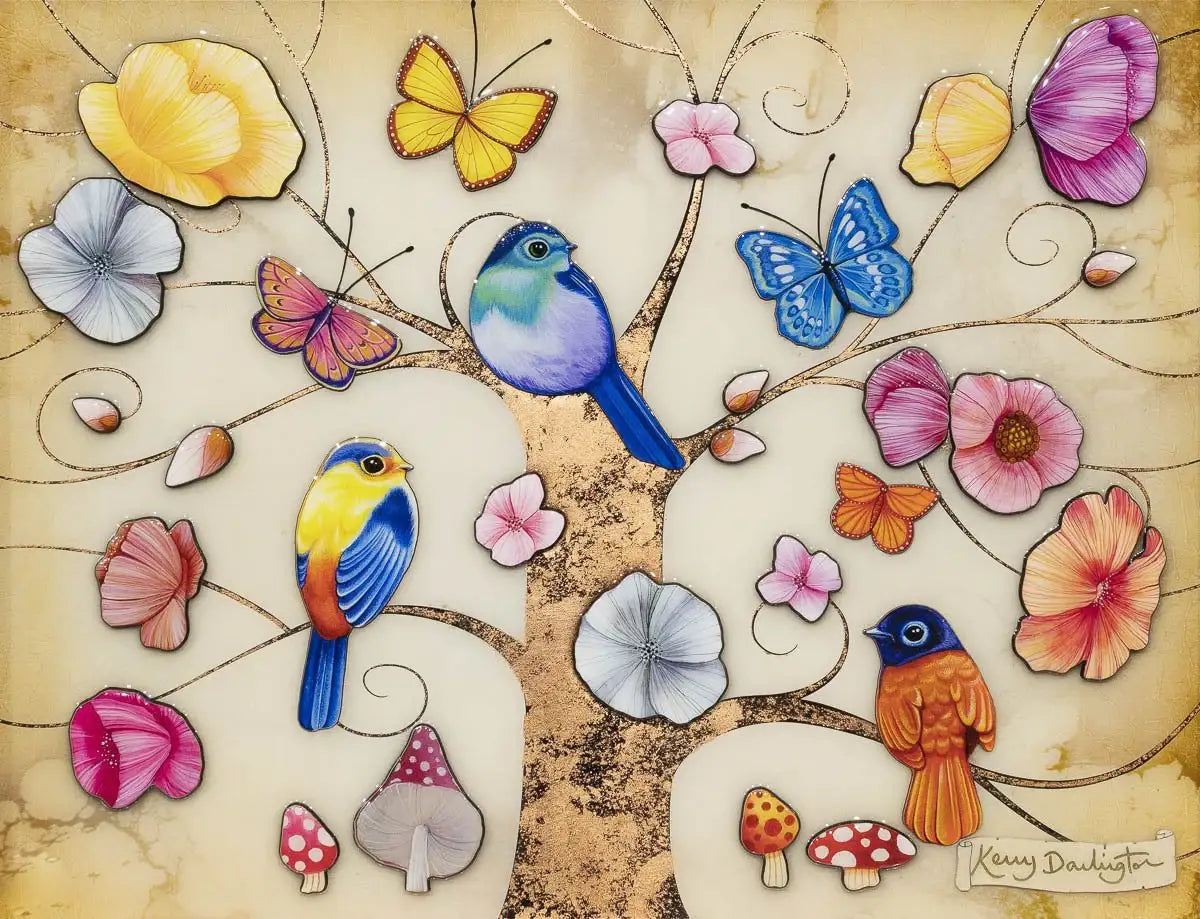 Little Tree of Enchantment - Edition by artist Kerry Darlington - Wyecliffe Galleries