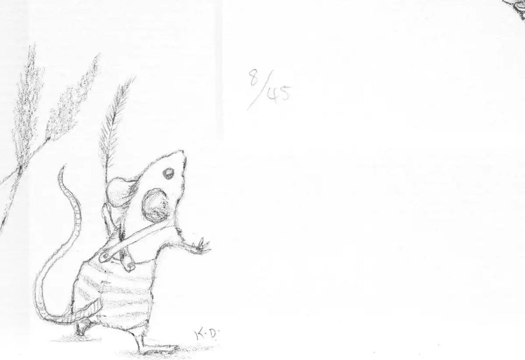 Little Tree Spirit - Rare Remarque - SOLD OUT by artist Kerry Darlington - Wyecliffe Galleries