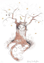 Little Tree Spirit (Sketch) - Unique Edition by artist Kerry Darlington - Wyecliffe Galleries