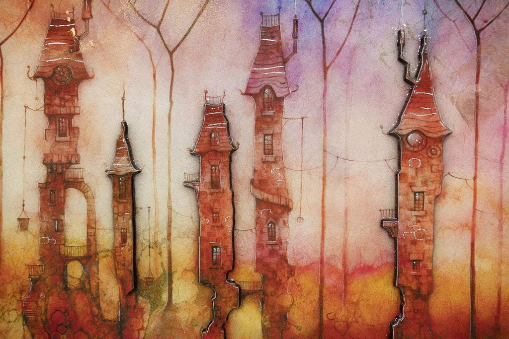 Little Wiccansville - Edition by artist Kerry Darlington - Wyecliffe Galleries