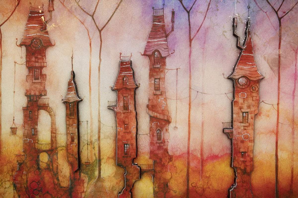 Little Wiccansville - Edition by artist Kerry Darlington - Wyecliffe Galleries