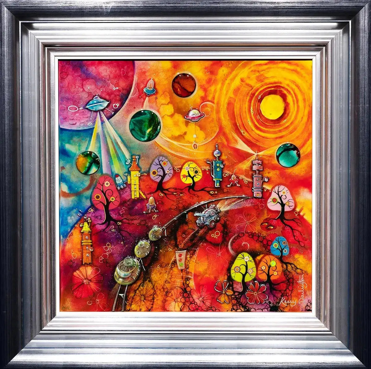Lollipop Galaxy - Edition by artist Kerry Darlington - Wyecliffe Galleries