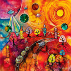 Lollipop Galaxy - Edition by artist Kerry Darlington - Wyecliffe Galleries