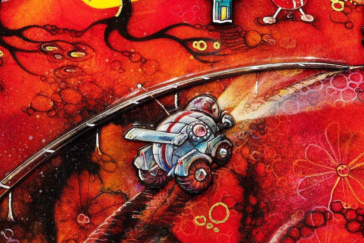 Lollipop Galaxy - Edition by artist Kerry Darlington - Wyecliffe Galleries