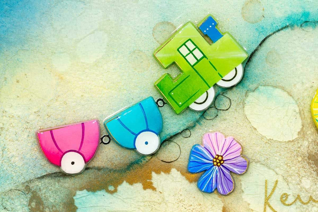 Lollipop Lane - Original - SOLD by artist Kerry Darlington - Wyecliffe Galleries