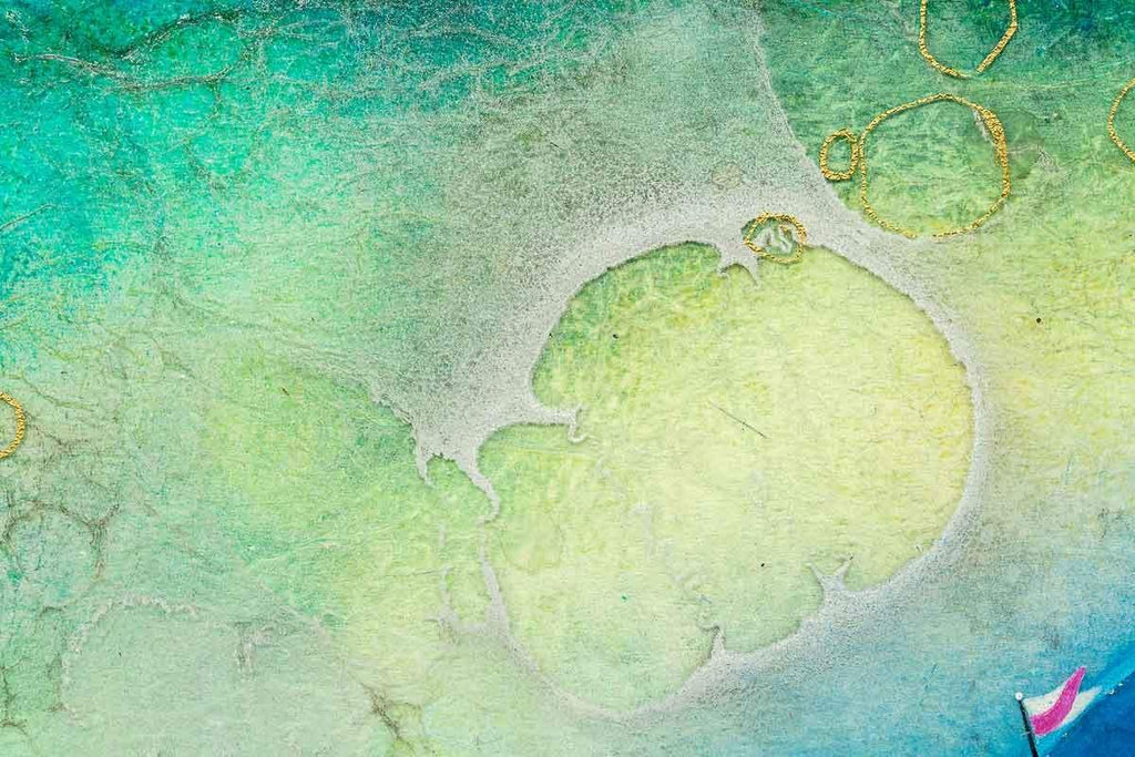 Lollipop Lane - Original - SOLD by artist Kerry Darlington - Wyecliffe Galleries