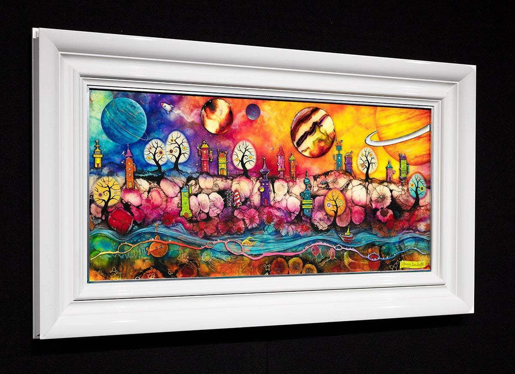 Lollipop Planet - Unique Edition by artist Kerry Darlington - Wyecliffe Galleries