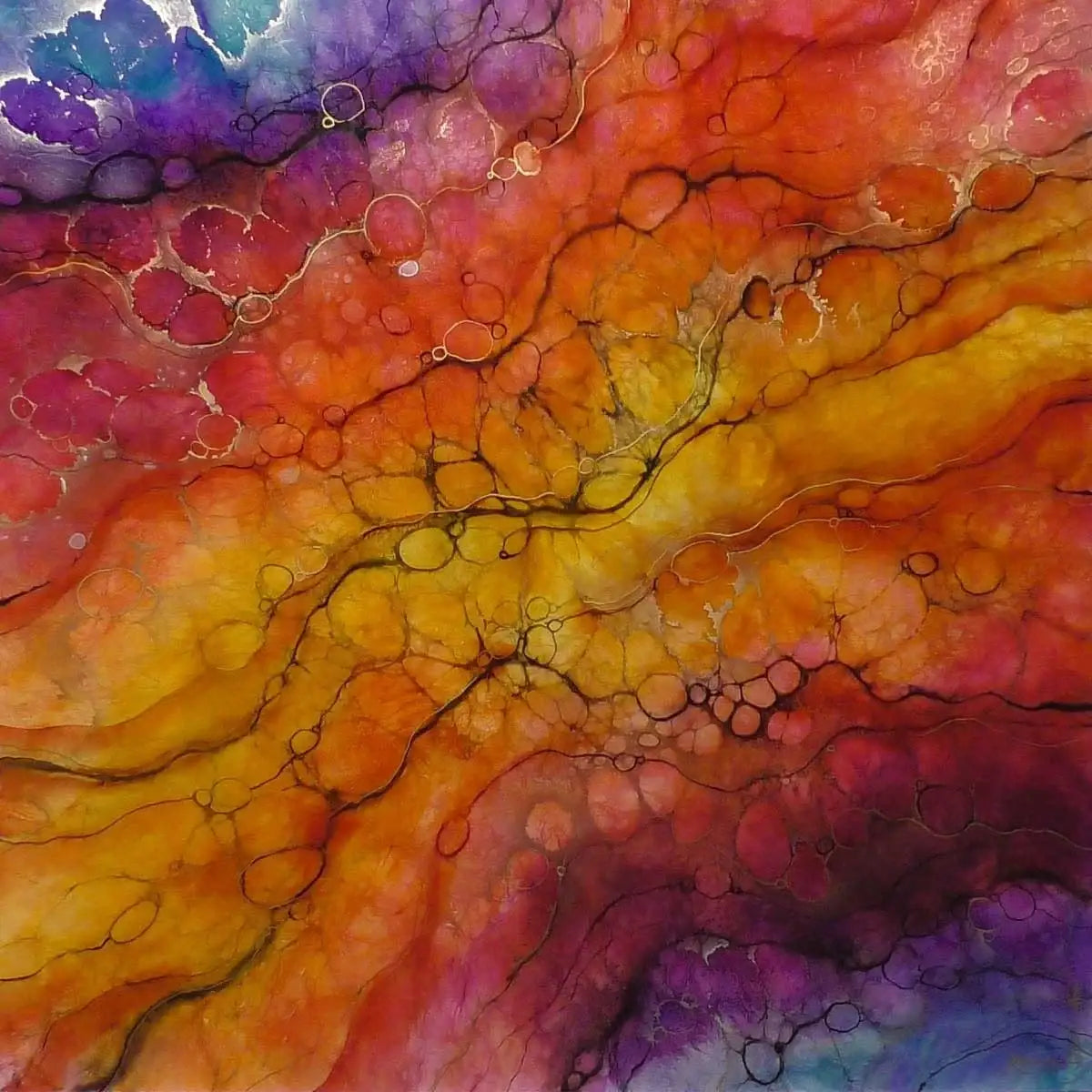 Lolobau - ORIGINAL - SOLD by artist Kerry Darlington - Wyecliffe Galleries