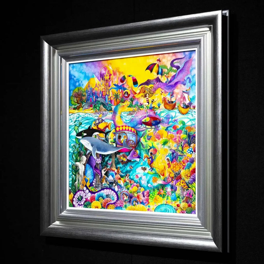 Lost Worlds - Original - SOLD by artist Kerry Darlington - Wyecliffe Galleries