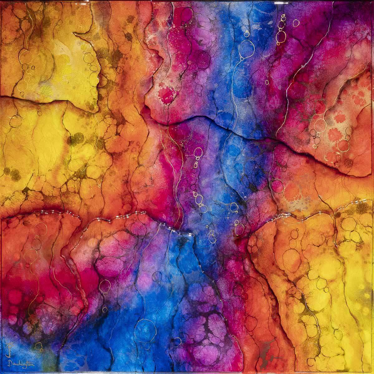 Luminesce - Original - SOLD by artist Kerry Darlington - Wyecliffe Galleries