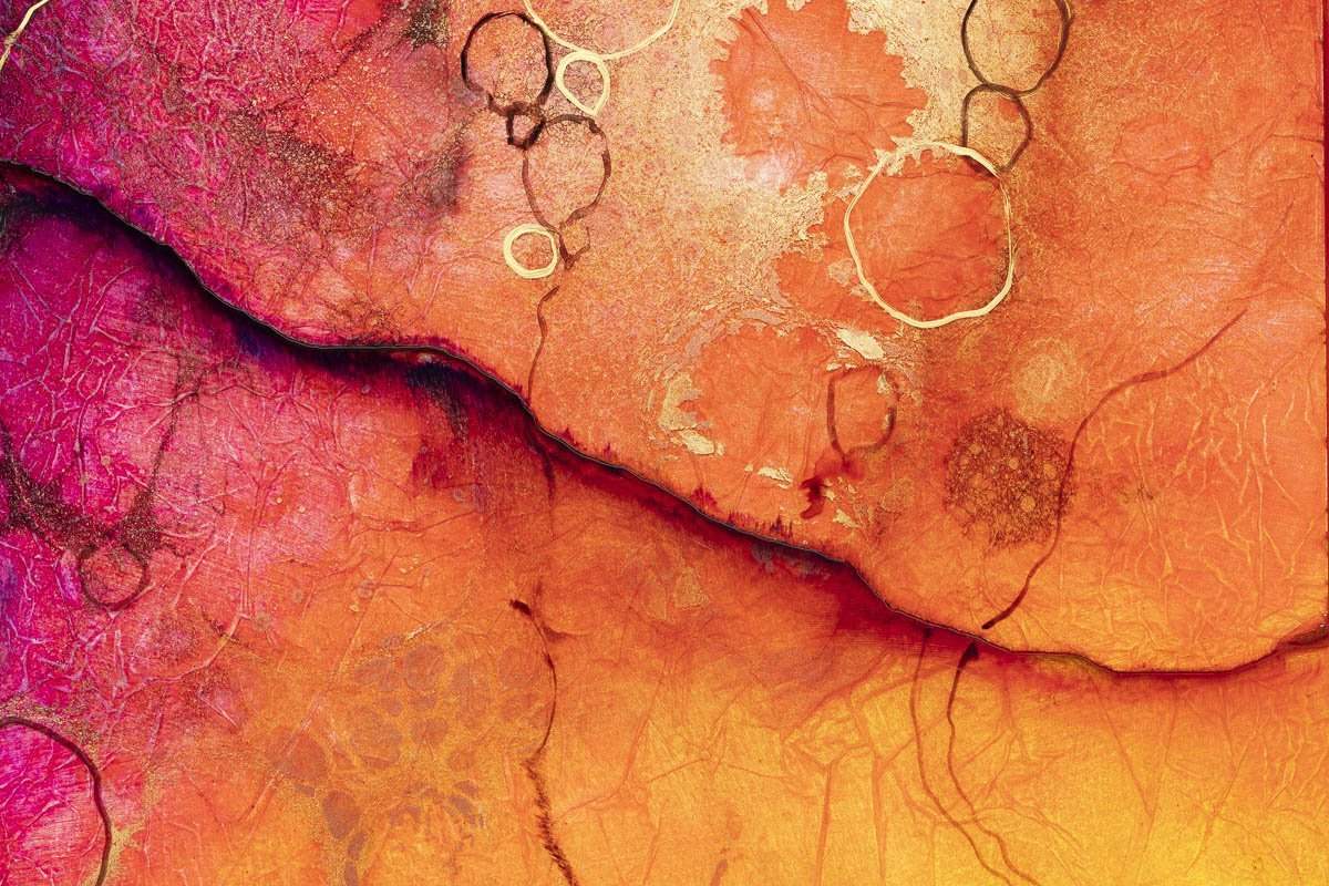 Luminesce - Original - SOLD by artist Kerry Darlington - Wyecliffe Galleries