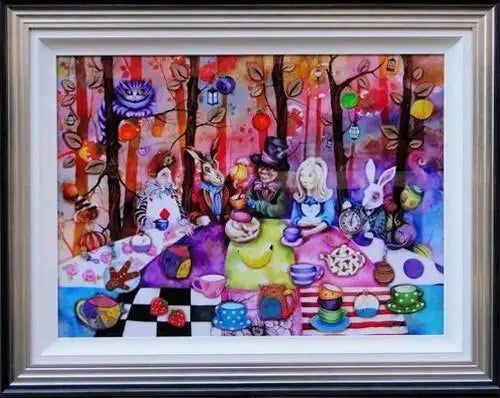Mad Hatters Tea Party - Edition - SOLD OUT by artist Kerry Darlington - Wyecliffe Galleries