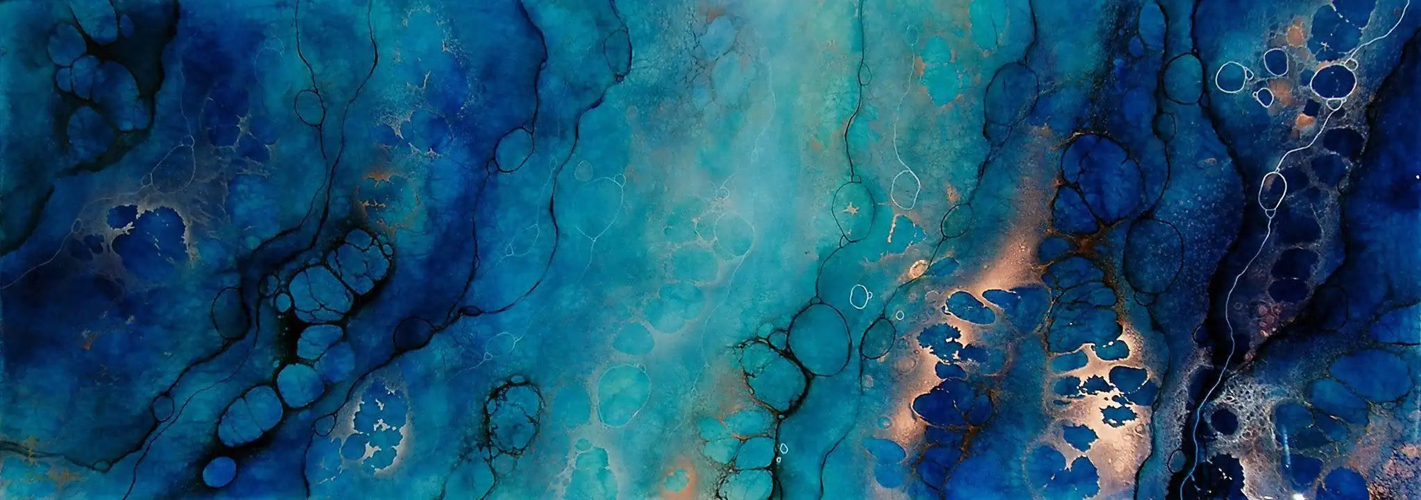 Malabar - ORIGINAL - SOLD by artist Kerry Darlington - Wyecliffe Galleries