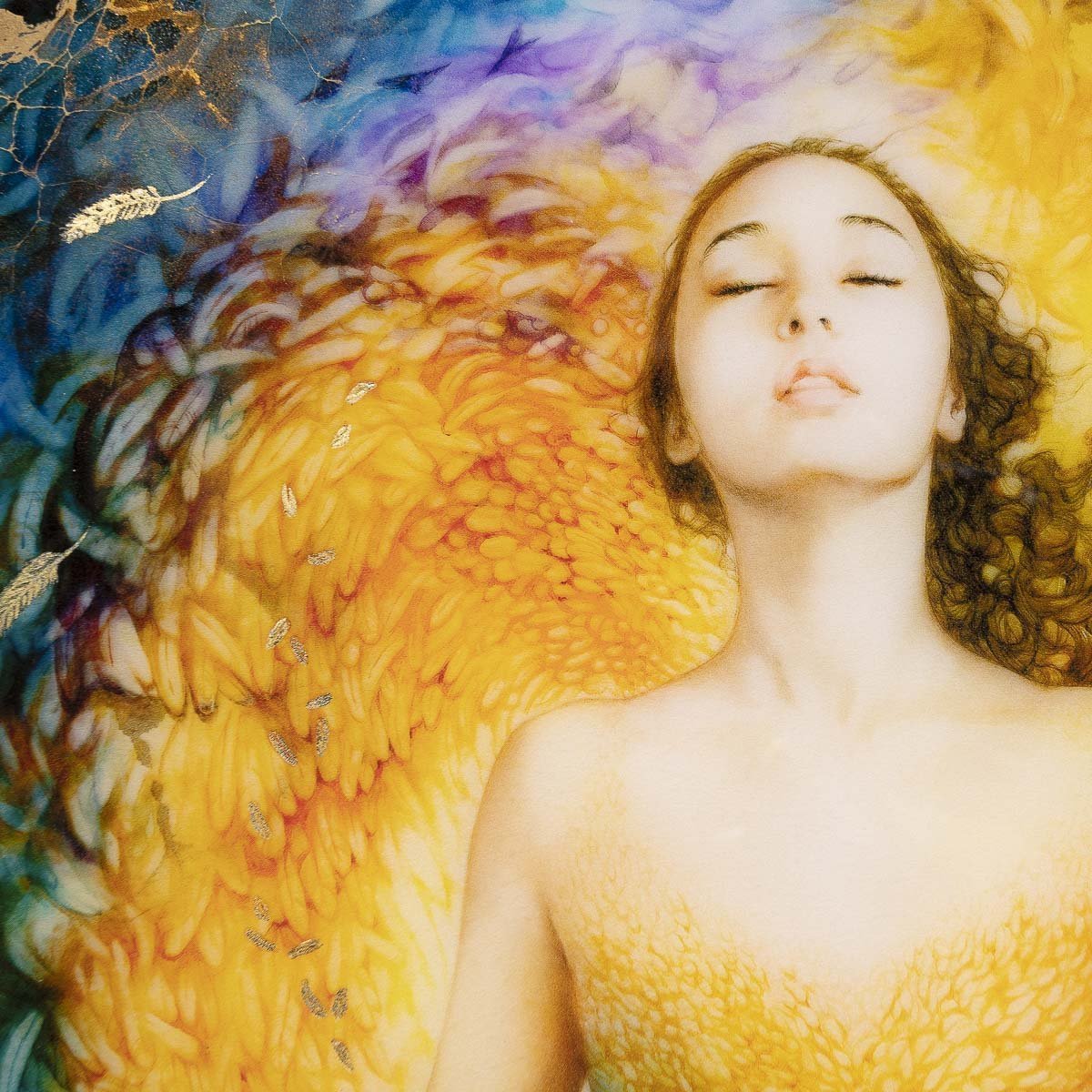 Birth Of An Angel &amp; Angel Illuminated - Matching SET - SOLD