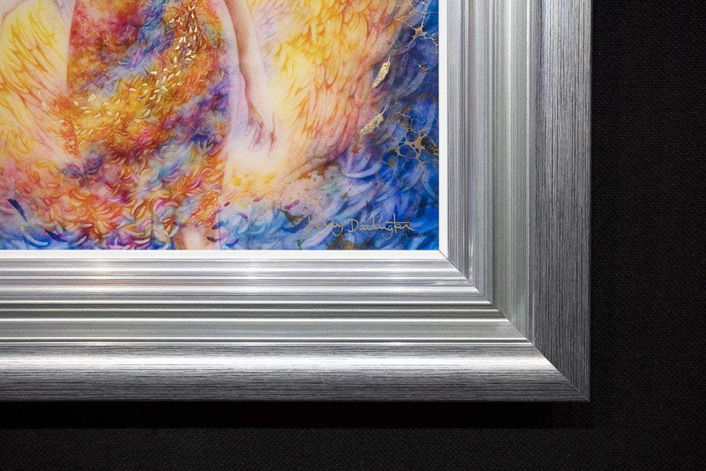 Birth Of An Angel & Angel Illuminated - Matching SET - SOLD by artist Kerry Darlington - Wyecliffe Galleries