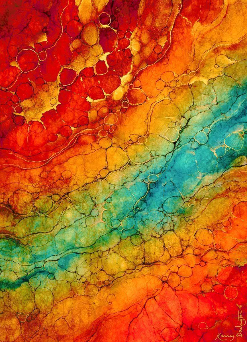 Mayon - SOLD by artist Kerry Darlington - Wyecliffe Galleries