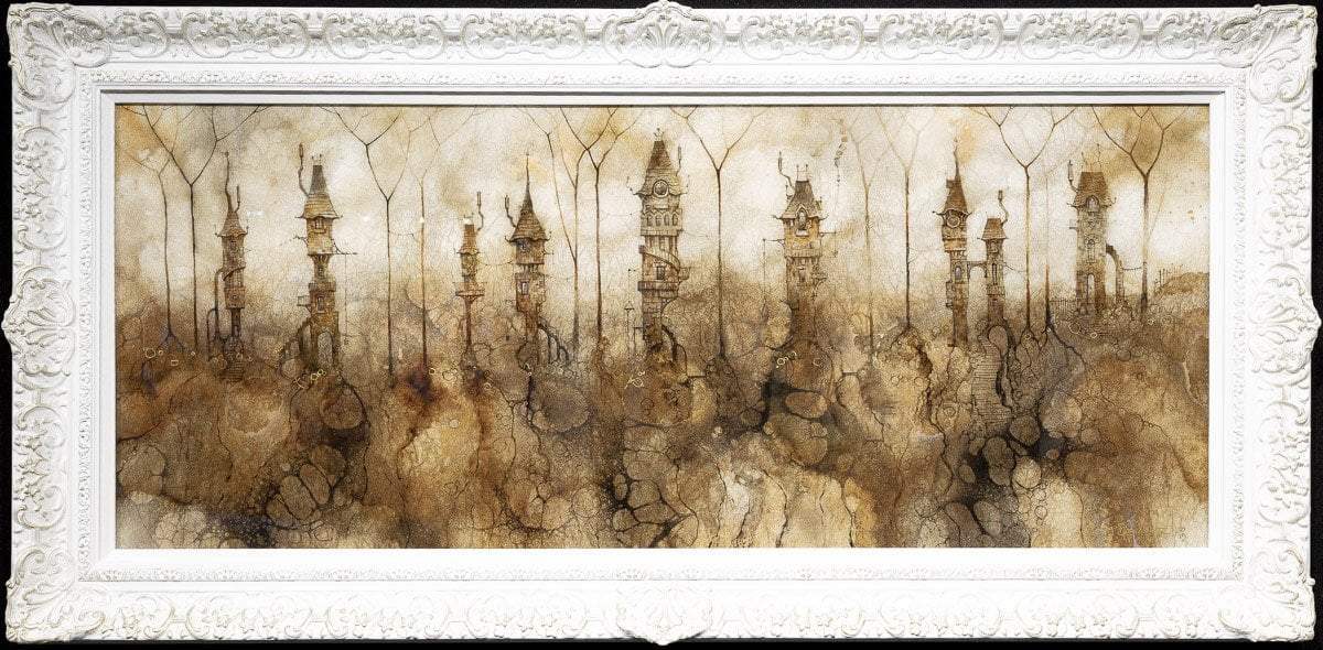 Merlins Crescent - Original - SOLD by artist Kerry Darlington - Wyecliffe Galleries