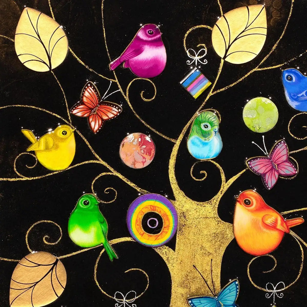 Midnight Gold - Edition by artist Kerry Darlington - Wyecliffe Galleries